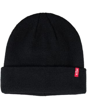 Levi's Red Tab Hero Knit Stretch-fit Beanie - Black