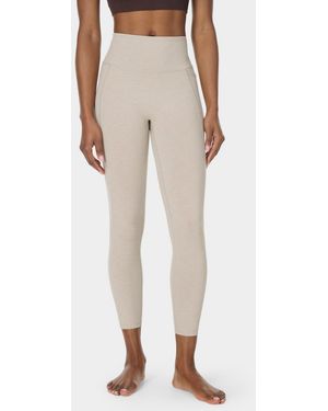 Sweaty Betty Simplified Soft Move Marl leggings - Natural