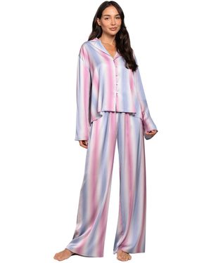 MIDNIGHT BAKERY Striped Top & Pants - Red