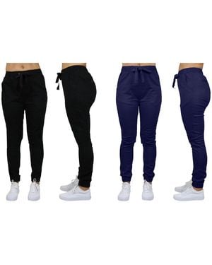 Galaxy By Harvic Basic Stretch Twill sweatpants - Blue
