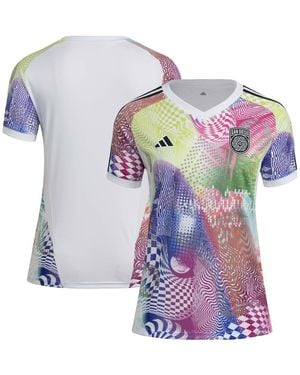 adidas San Diego Fc 2025 Pride Pre-match Jersey - White