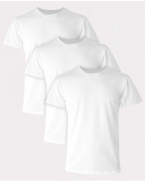 Hanes Ultimate Crewneck Comfort Fit Undershirt - White