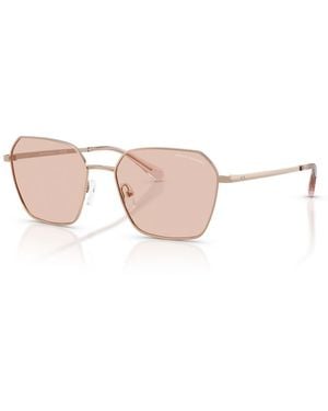 ARMANI EXCHANGE Geometric Brown Sunglasses Ax2062s - Pink