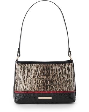 Brahmin Lorelei Calgary Leather Small Shoulder Handbag - White