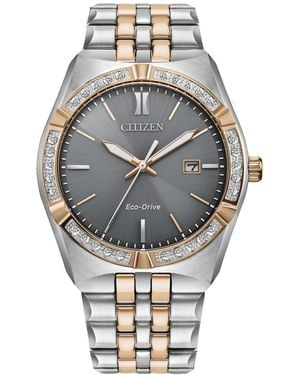 Citizen Eco-drive Corso Diamond (1/10 Ct. T.w. - Gray
