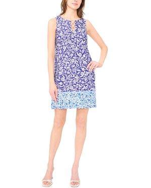Msk Sleeveless Three Ring Detail Dress - Blue