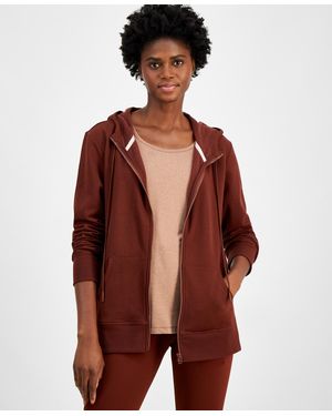 ID Ideology Women's Relaxed Solid Techy Hoodie Gray Size XX-Large main image 1