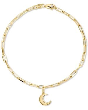 DEVATA Crescent Moon Charm - Metallic