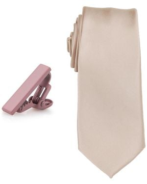 Con.struct Solid Tie & 1" Tie Bar Set - Multicolor