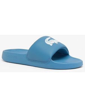 Lacoste Serve 1.0 Slip-on Slides - Blue