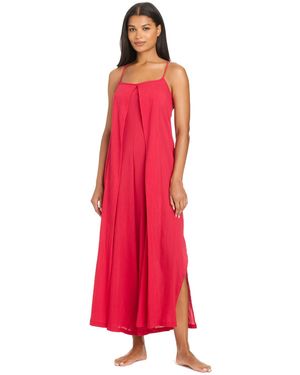 Sanctuary Coastal Covers Spaghetti-strap Wide-leg Tie-back Sweater - Red