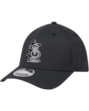 KTZ St. Louis Cardinals Metallic 39thirty M-crown Flex Hat - Gray