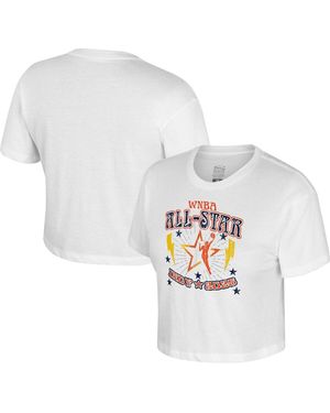 Stadium Essentials 2025 Wnba All-star Game The Road Cropped T-shirt - White