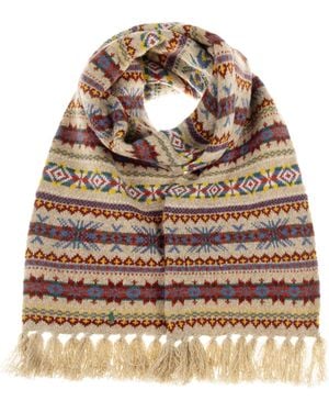 Polo Ralph Lauren Fair Isle Scarf - Brown