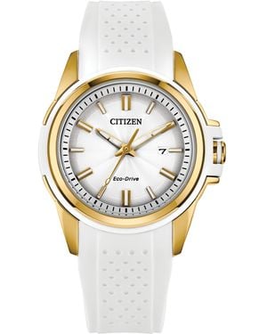 Citizen Veya Silicone Strap Watch 33.4mm - Metallic