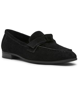 Anne Klein Bowie Round Toe Loafers - Black