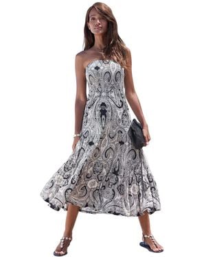 Lascana Convertible Tiered Dress - Multicolor
