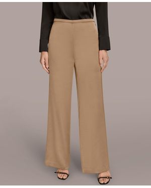 Donna Karan Wide Leg Pants - Brown