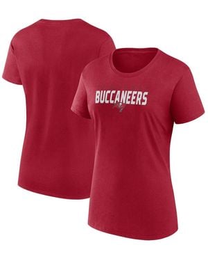 LOGO ATHLETIC Tampa Bay Buccaneers Lean T-shirt - Red