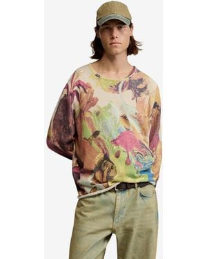 Desigual Gaugin Printed Sweater - Multicolor
