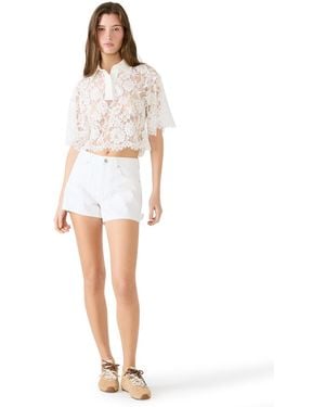 Steve Madden Bb Dakota Monette Short-sleeve Top - White