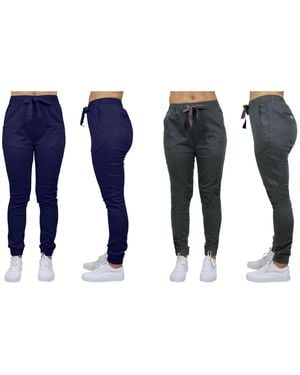 Galaxy By Harvic Basic Stretch Twill sweatpants - Blue