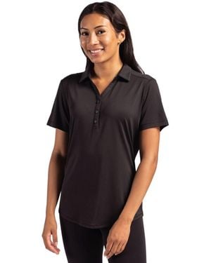 Cutter & Buck Forge Eco Stretch Recycled Short Sleeve Polo - Black