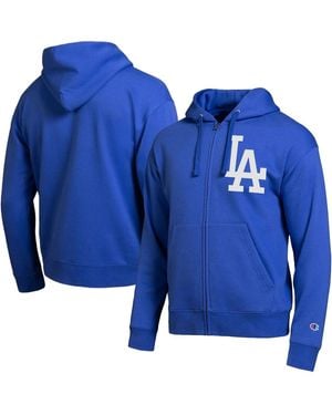 Champion Los Angeles Dodgers All-star Full-zip Hoodie - Blue