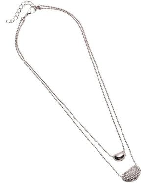 SOH Bling Bean Multi-strand Necklace - Black