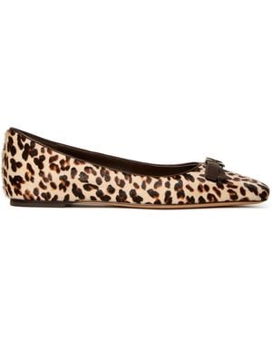 Kate Spade Deco Bow Flats - Brown