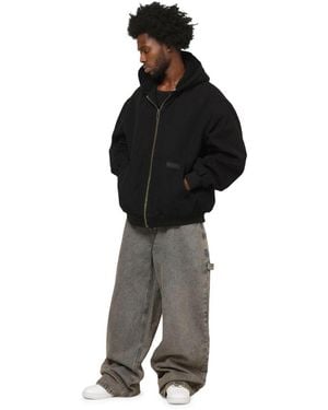 carre Baggy Carpenter Jeans - Black
