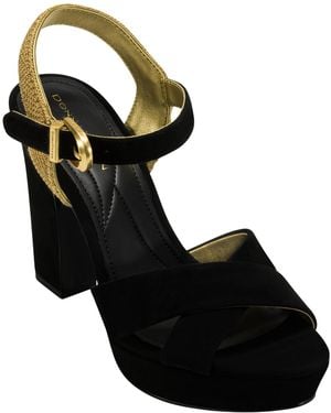 Donna Karan Stefania Platform Sandals - Black