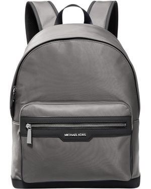 Michael Kors Brooklyn Explorer Logo Backpack - Gray