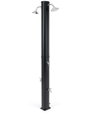 LUCKY ONE 9.3 Gallon Solar Heated Outdoor Shower - Black