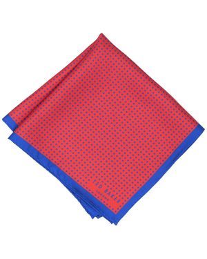 Ted Baker London Pin Dot Pocket Square - Red
