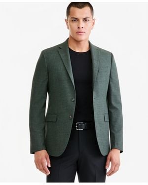 Kenneth Cole Slim-fit Techni-cole Solid Weave Sport Coat - Green