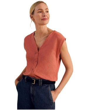 Celtic & Co. Button Through Top - Red