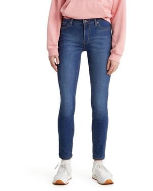 Levi's 711 Mid-rise Stretch Skinny Jeans - Blue