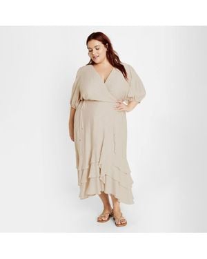 City Chic Plus Size Bea Dress - White