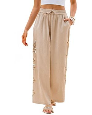 CUPSHE Enlightening Pants - Natural