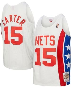 Mitchell & Ness Vince Carter New Jersey Nets 2005/06 Hardwood Classics Swingman Jersey - Red