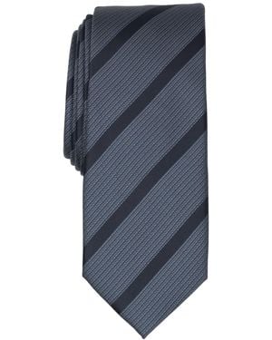 Alfani Desbrosses Stripe Tie - Blue