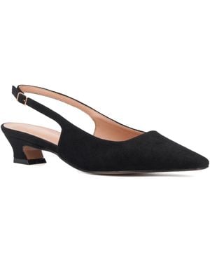 TORGEIS Bernadette Slingback Heels - Black