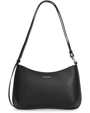 Belle & Bloom Girls Like Us Studded Leather Shoulder Bag - Black