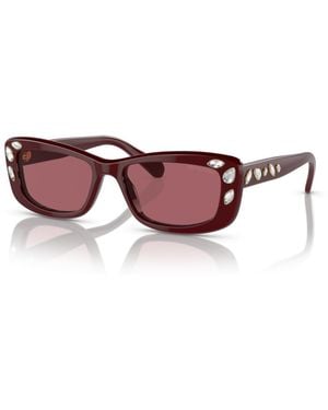 Swarovski Sunglasses - Red