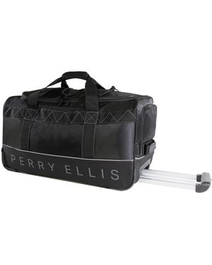 Perry Ellis 24" Rolling Duffel - Black