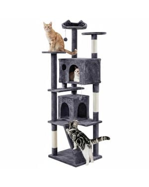 Aronkl Multi-level Cat Tree Tower - White