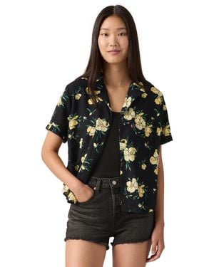 Levi's Printed Short-sleeve Camp Shirt - Black