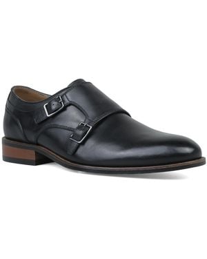 BarIII Monk Dress Leather Shoes - Black