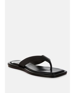 Rag & Co Rag And Co Makawi Thong Toe Slip Ons - Multicolor
